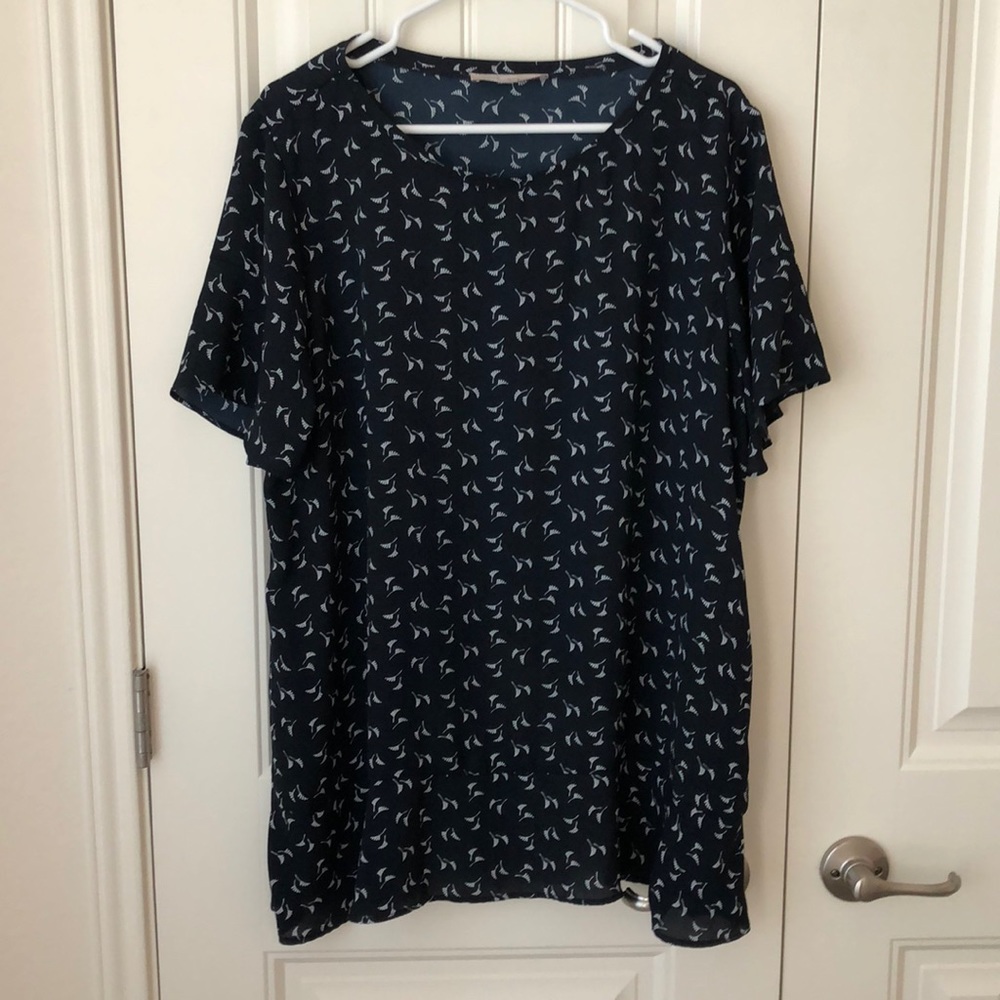 LOFT Ruffle Top